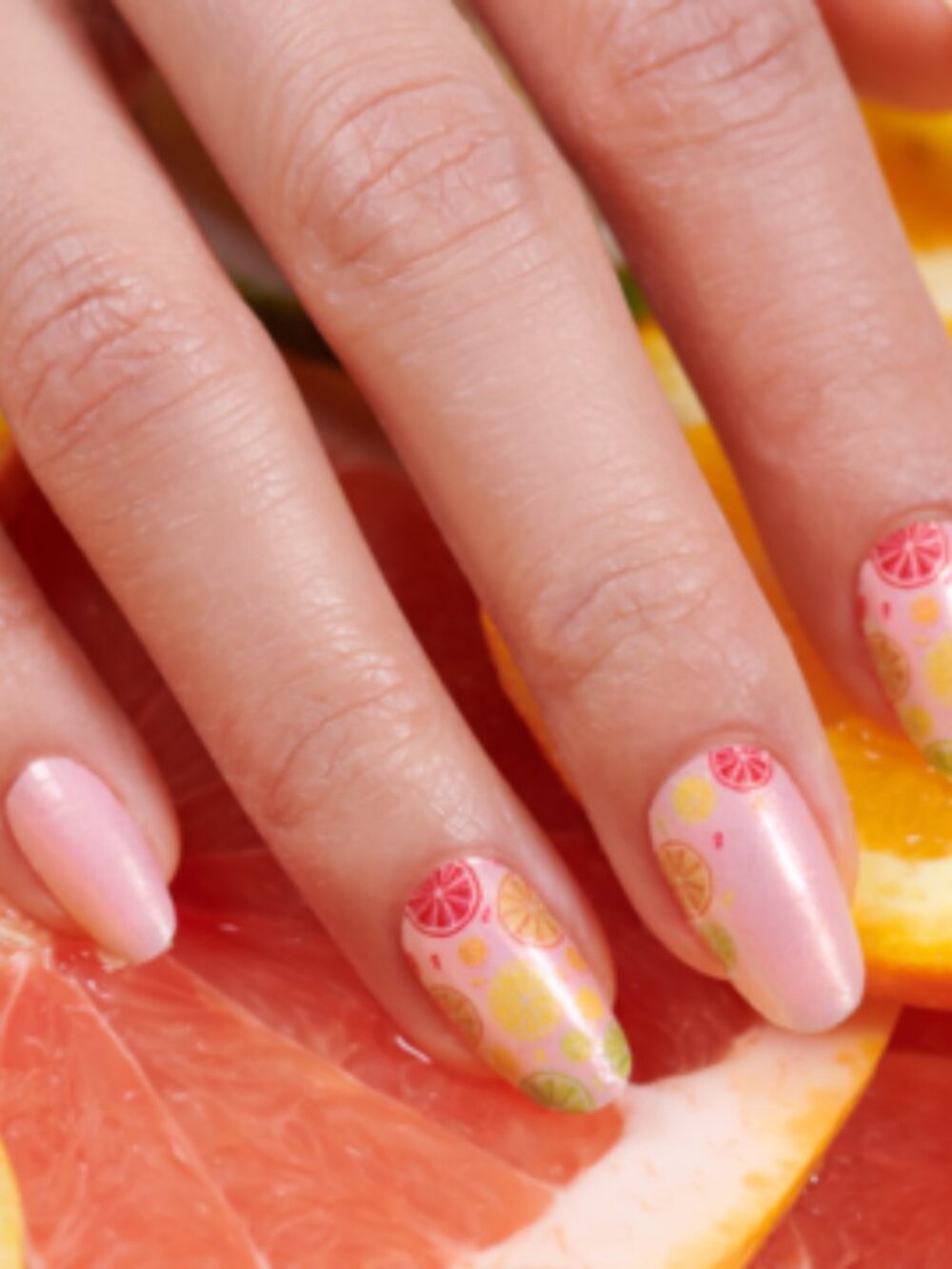 Main Squeeze Color Street Nail Polish Strips Retired Fruit Light Pink Polish